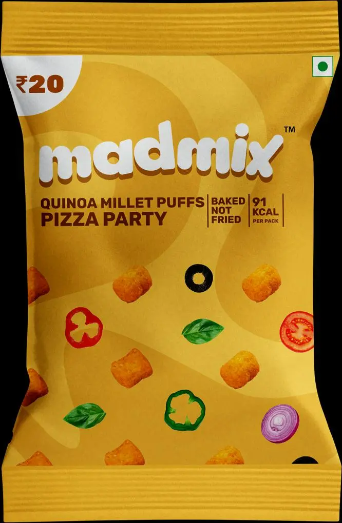 Quinoa Millet Puffs Pizza Party
