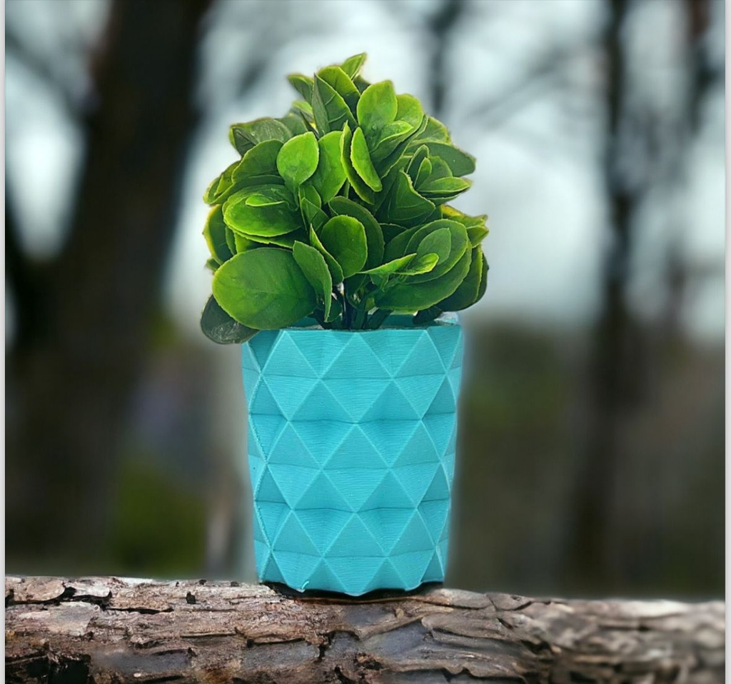 Diamond Cut Pot