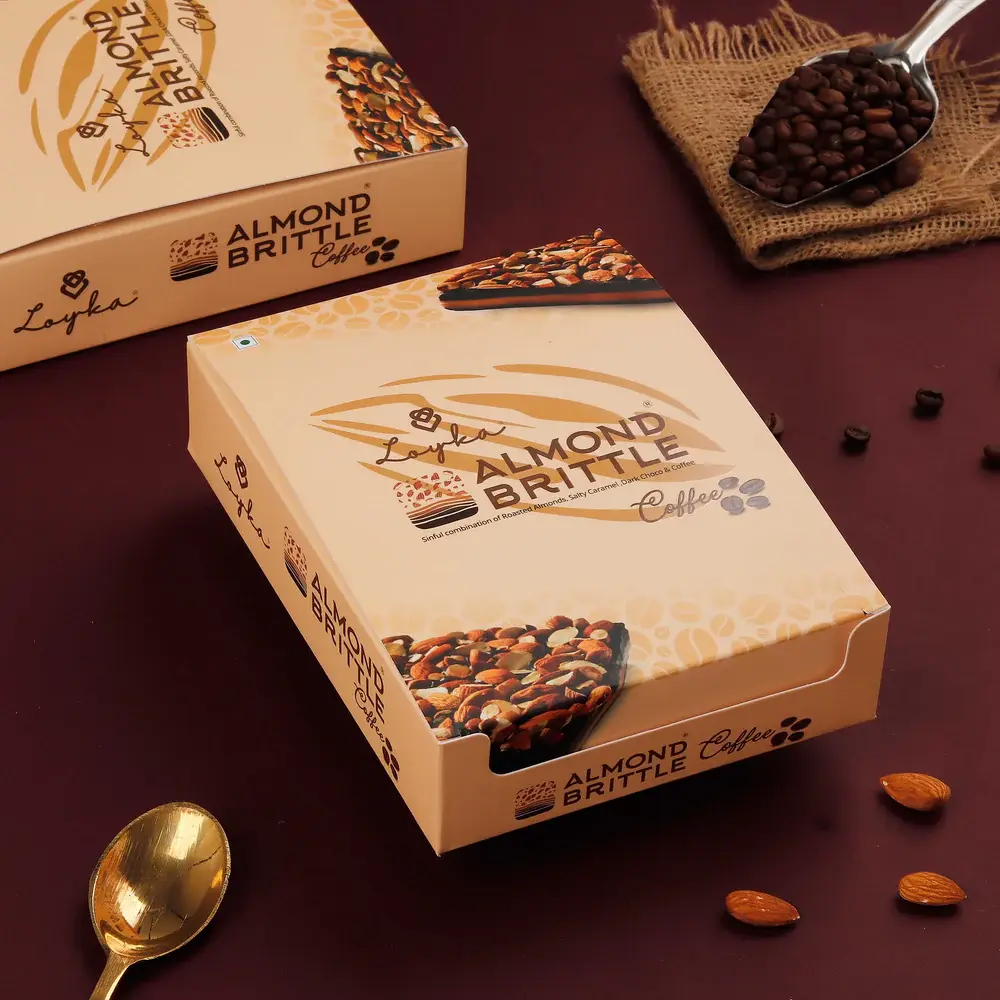 Almond Brittle Coffee 12 pcs box