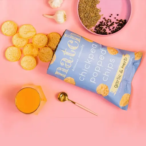 Chickpea popped Chips (55g pack)