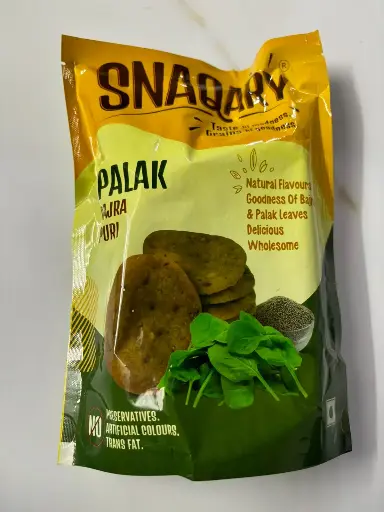 Palak Bajra Puri (150gm)