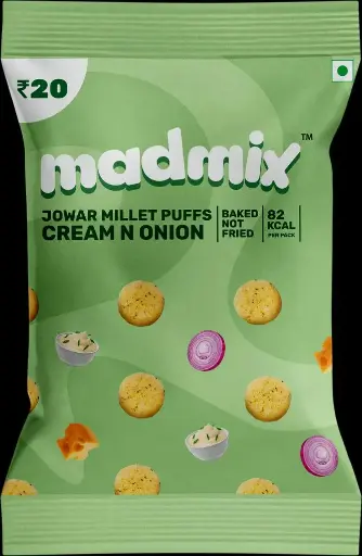 Jowar Millet Puffs Cream N Onion