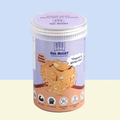 Ekk Millet Kodo Badam Cookies (100gm)