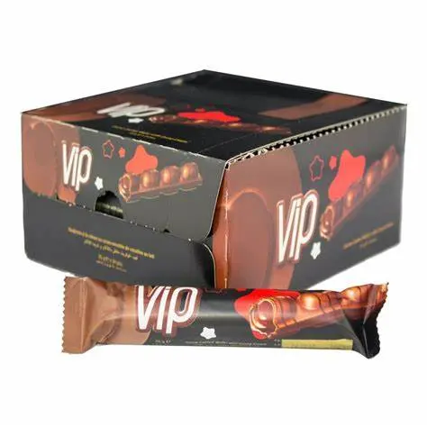 VIP Cocoa Coated Chocolate Wafer with Cocoa Cream Bars  (24 x 25 g)