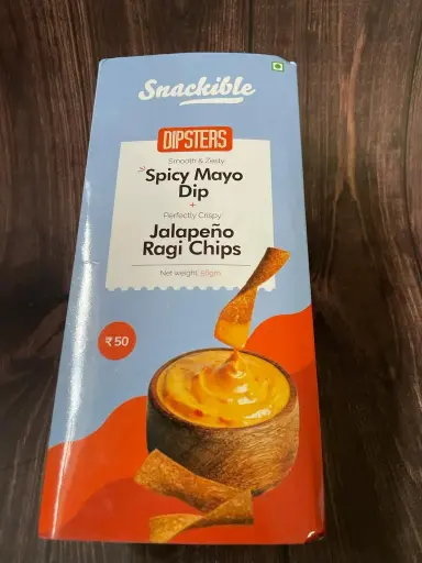 Spicy Mayo Dip+Jalapeno Ragi Chips