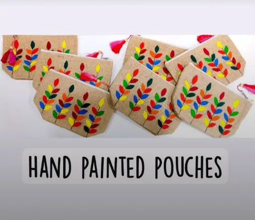 Hanpainted Pouch
