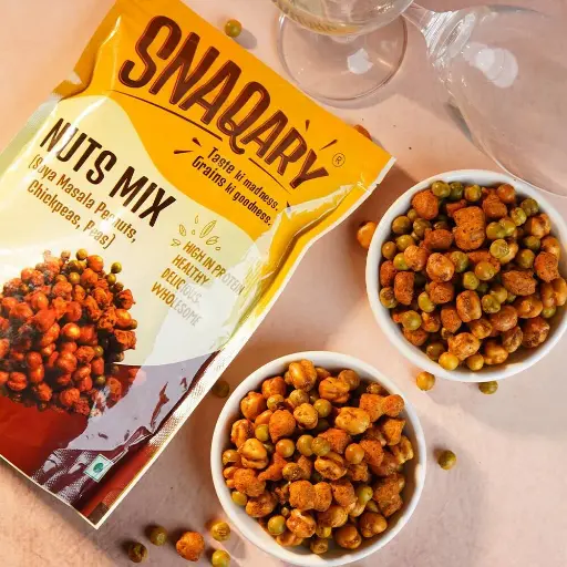Nuts Mix(Soya Coated Peanuts, Chikpeas, Peas)