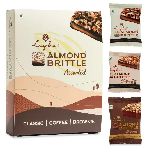 Almond Brittle Assorted 12 Pcs Box