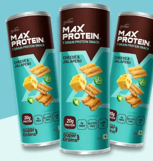 Max Protein Cheese & Jalapeno Chips (Pack Of 3)