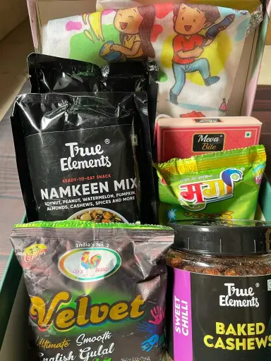 Festive Holi Delight Hamper: Celebrate with Color and Flavor